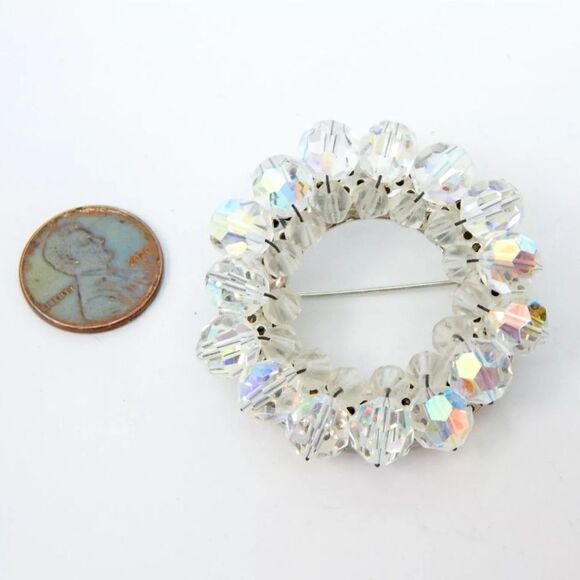 VTG Aurora Borealis Necklaces Bracelet & Earrings 193g - Picture 4 of 11